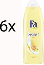 6x FA Showercreme - Vanilla Honey Yoghurt - 6 x 550 ml voordeelverpakking