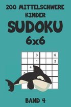 200 Mittelschwere Kinder Sudoku 6x6 Band 4: Sudoku Puzzle R�tselheft mit L�sung, 2 R�stel pro Seite