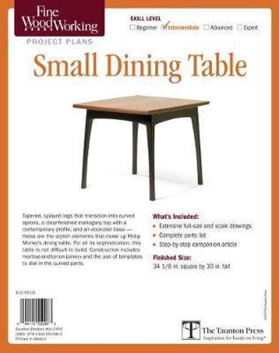 Fine Woodworking's Dining Table Plan