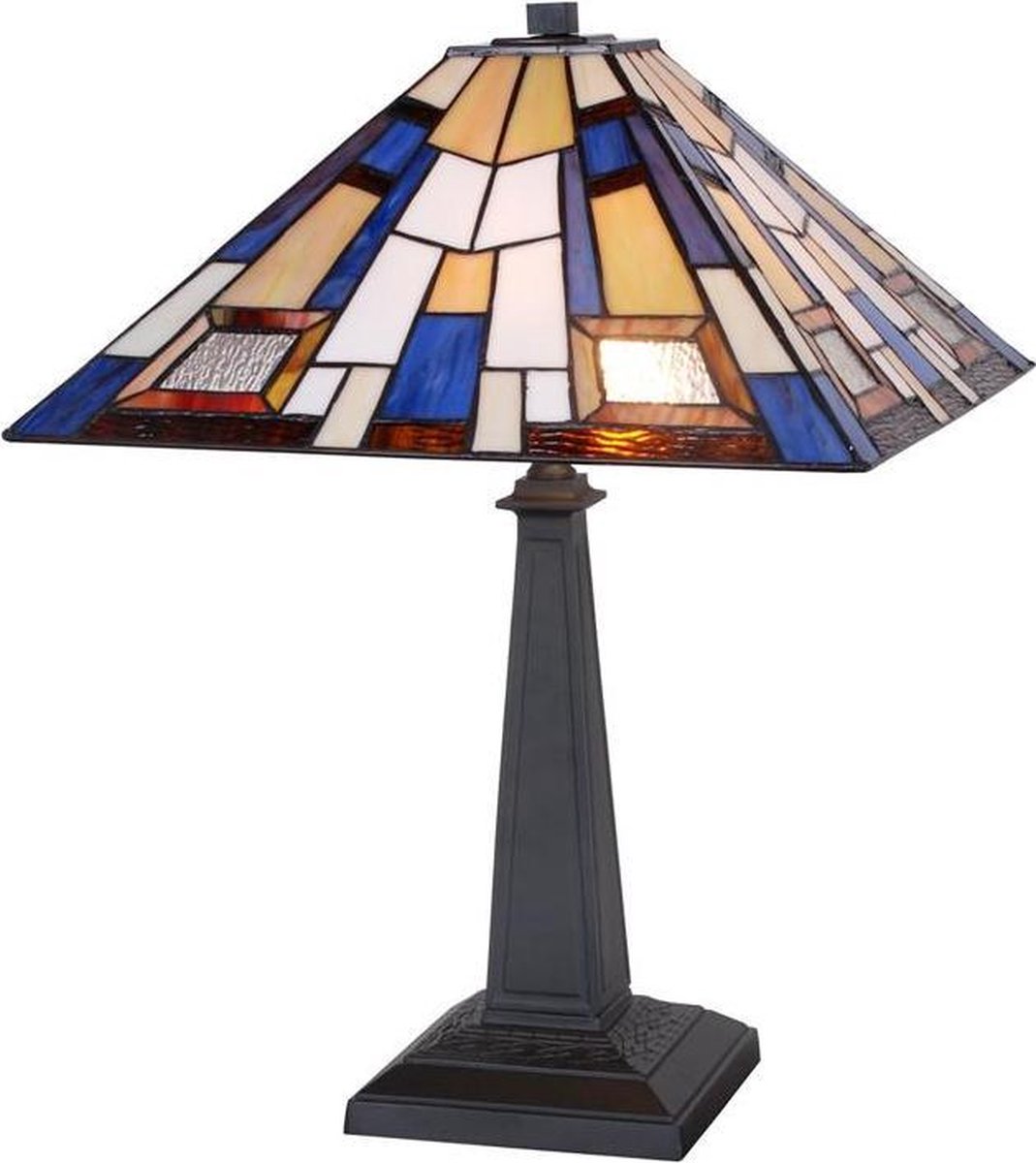 44 x 60 cm - Lampen - Tafellamp Tiffany Style - Glas in lood Design tafellamp