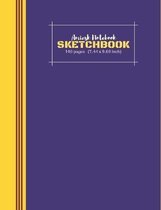 Amiesk Notebook - Sketch Book - 140 pages (7.44 x 9.69 inch)