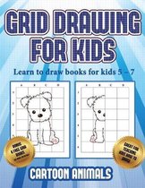Learn to draw books for kids 5 - 7 (Learn to draw cartoon animals)