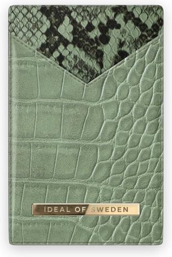 iDeal of Sweden Magnetic Card Holder Atelier voor Universal Wild Wood Python