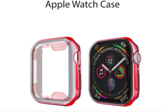 Apple Watch 4/5 44mm – Siliconen Bescherm Case | Full Cover| Bumper| Hoesje  | | bol.com