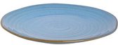 Palmer Dublin set 6 Bord 26cm Blauw Stoneware 531001