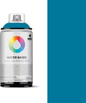 MTN Donker blauwgroen waterbasis spuitverf - 300ml lage druk en matte afwerking