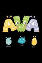 Ava: Notebook (Journal, Diary) for girls named Ava - 120 lined pages to write in