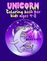 unicorn coloring book for kids ages 4-8 and best gift