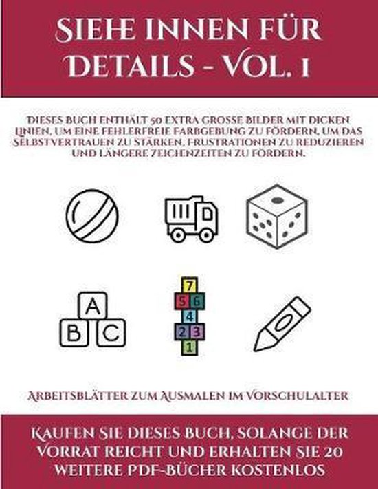 Arbeitsblatter Zum Ausmalen Im Vorschulalter ((Siehe Innen F ... - cover