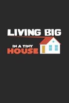 Living big in a tiny house: 6x9 Tiny House - dotgrid - dot grid paper - notebook - notes