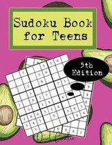 Sudoku Book For Teens 5th Edition: Easy to Medium Sudoku Puzzles Including 330 Sudoku Puzzles with Solutions, Avocado Edition, Great Gift for Teens or