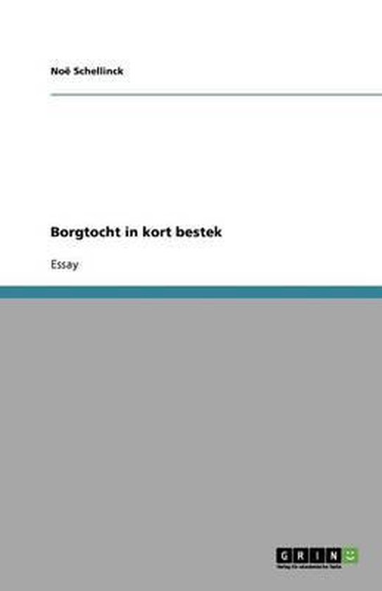 Borgtocht in kort bestek - cover