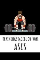 Trainingstagebuch von Asis: Personalisierter Tagesplaner f�r dein Fitness- und Krafttraing im Fitnessstudio oder Zuhause