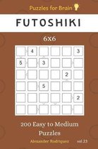 Puzzles for Brain - Futoshiki 200 Easy to Medium Puzzles 6x6 vol.23
