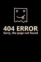 404 Error Sorry the Page Not Found: f�r Programmierer Software Coding Planer Coder Journal 6x9 kariert squared