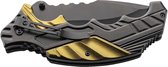 Herbertz Zakmes 22 Cm Rvs/aluminium Zwart/geel