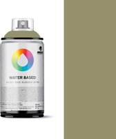 Peinture en aérosol à base d'eau MTN Grey Green - 300 ml basse pression et finition mate