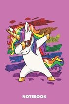 Notebook: Unicorn Notepad 6 x 9 inch dot grid -- 120 pages -- Notebook - Notepad - Journal - Scratchpad - Diary - Exercise Book