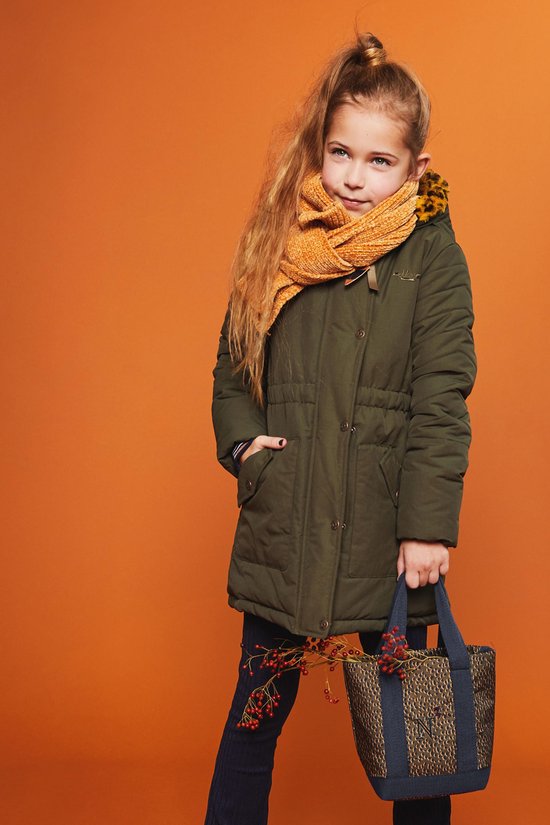 Nono Meisjes Winterjas Army Green Maat 134140 Nono Meisjes Winterjas Army Green Maat 134140