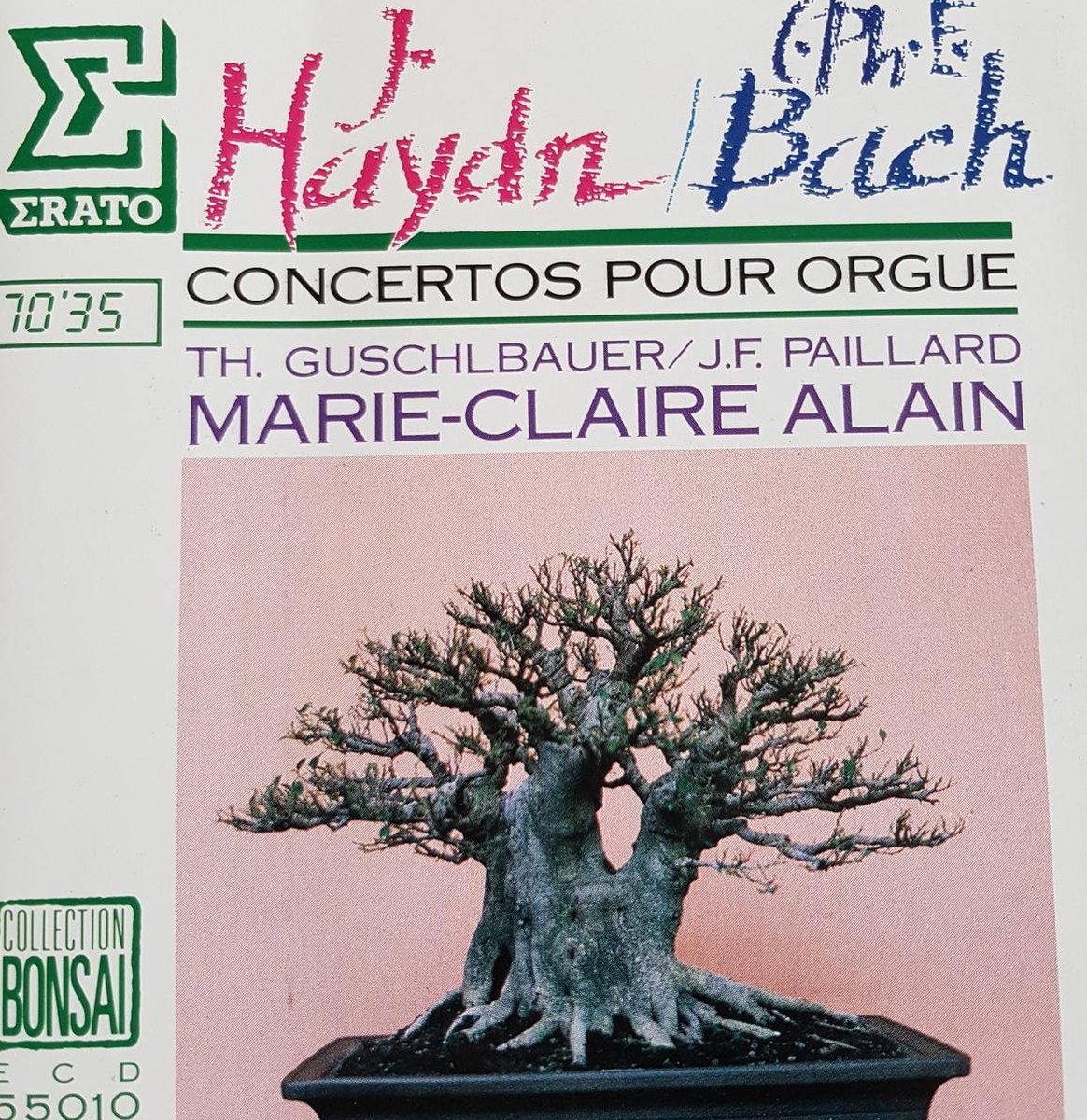 Haydn & Bach Concertos Pour Orgue Marie-Claire Alain