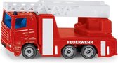 Siku Scania R380 Pompiers Ladderwagen 8,4 Cm Staal Rood (1014)