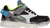 Skechers Arctic-Tron-Zollow Jongens Sneakers - Black/Charcoal/Lime - Maat 33