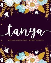Tanya: Notebook - Libreta - Cahier - Taccuino - Notizbuch: 110 pages paginas seiten pagine