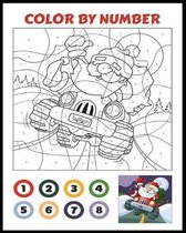 Color by Number: Stress Relieving Designs Birds Butterflies Coloring book, Large Print Color by Number