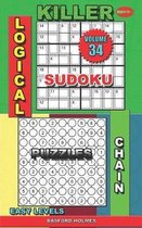 Logical book. Killer sudoku. Chain puzzles. Easy levels.