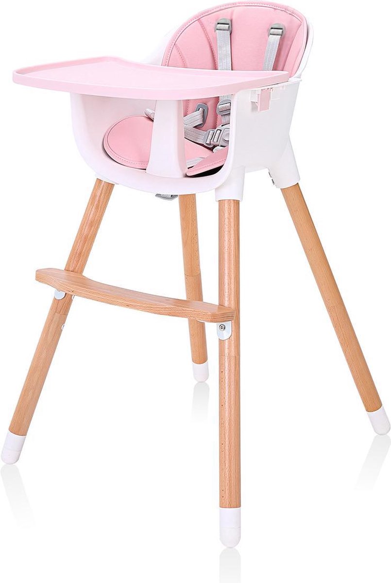 Opzoek naar een roze kinderstoel? Eetstoel baby