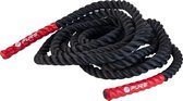 PURE2IMPROVE - Battle Rope - 9m - Fitness Accessoire - Versterk je buikspieren - Verbeter je uithoudingsvermogen