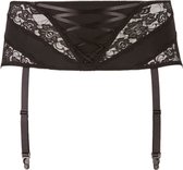Bundle - Cottelli Collection - Plus Size Kanten Jarretelgordel Large met glijmiddel