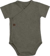 Baby's Only Rompertje Melange - Khaki - 68 - 100% ecologisch katoen - GOTS