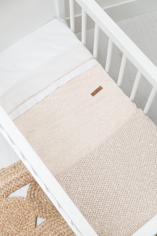 Baby's Only Gebreide Commodemandje - Opbergmandje - Commode Organizer Babykamer Accessoires Sky Urban Green