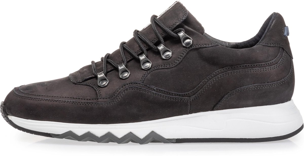 Floris van Bommel 16393 sneakers heren zwart zwart 13 black nubuck 41 7 bol