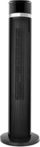 Ventilator - Aigi Islo - 35W - Tafelventilator - Staand - Rond - Mat Zwart - Kunststof