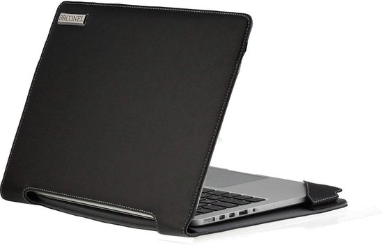Broonel Profile Series - Zwarte luxe laptoptas - laptophoes voor de Dell 17 XPS 9700 17.3