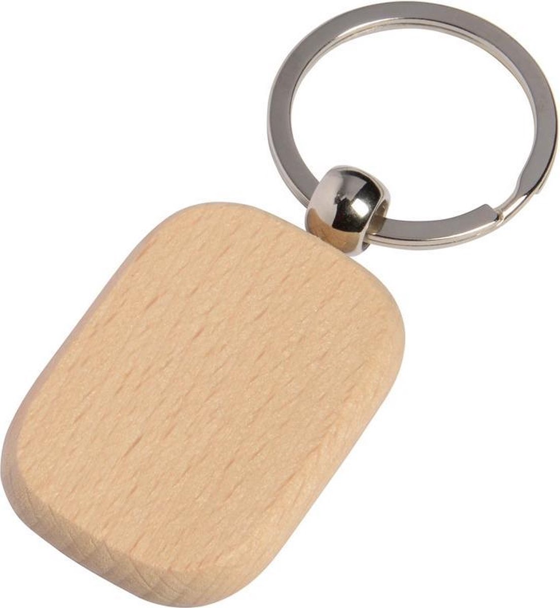5x porte-clés en bois 8 cm - Avec porte-clés pour maison, hôtel