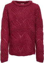 Kids Only trui meisjes - bordeaux - KONnewhavana - maat 146/152