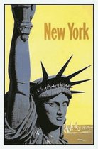 Wandbord - New York - Vrijheidsbeeld - USA