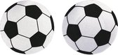 Voetbal tepel stickers 1 paar (2 st.) - erotische tepelstickers