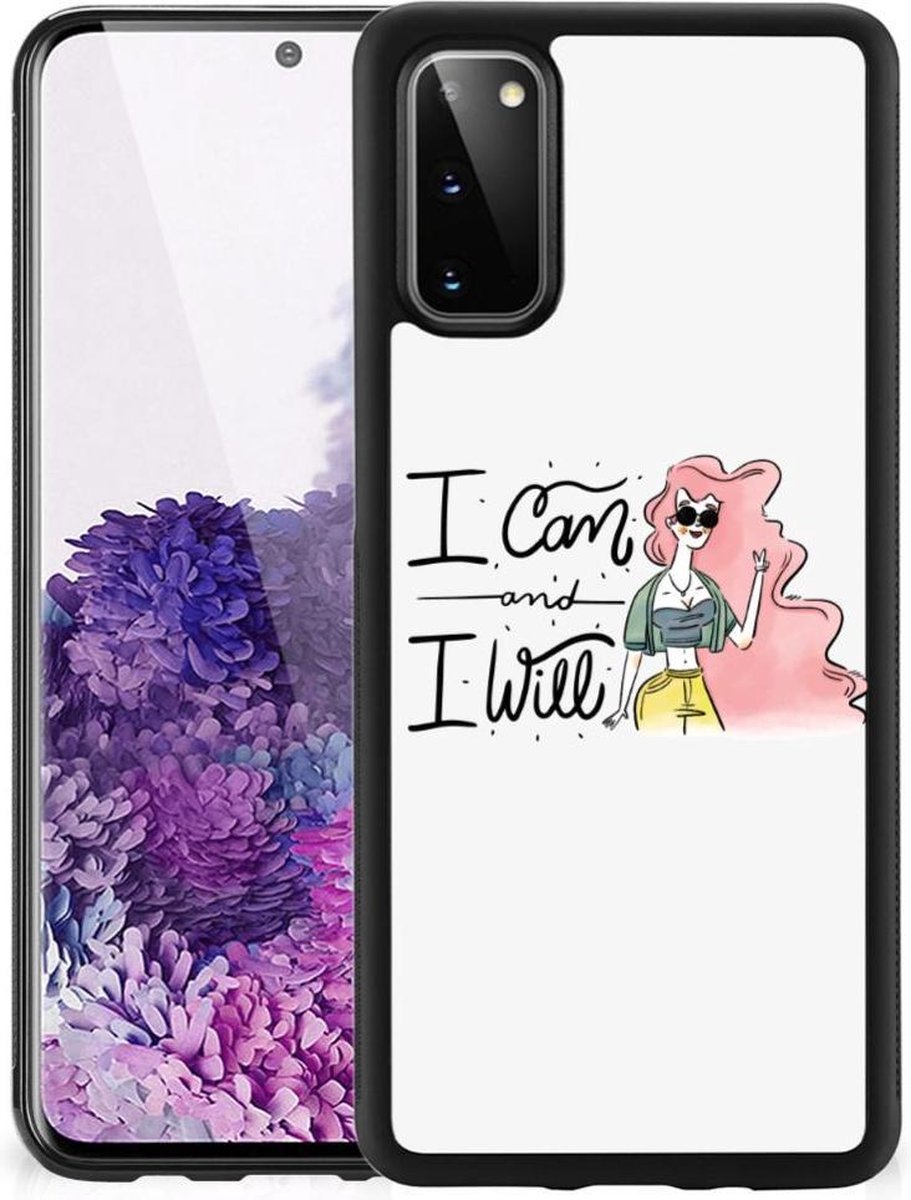 Back Cover voor Samsung Galaxy S20 Bumper Hoesje i Can