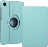Case2go - Tablet hoes geschikt voor Huawei MatePad T8 - Draaibare Book Case - Licht Blauw
