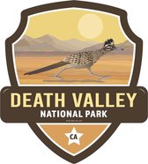 Signs-USA - Landmark DEATH VALLEY National Park - Wandbord - 28 x 31 cm