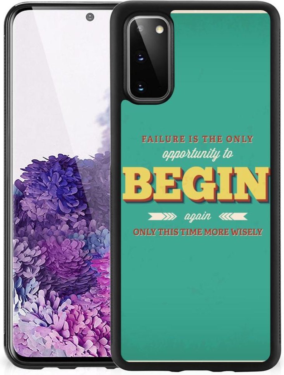 Samsung Galaxy S20 Hoesje met Quotes Quote Begin