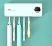 UV-Brush | Tandenborstelhouder antibacterieel | Steriliserend UV licht | Hangend | Badkamer | Wit