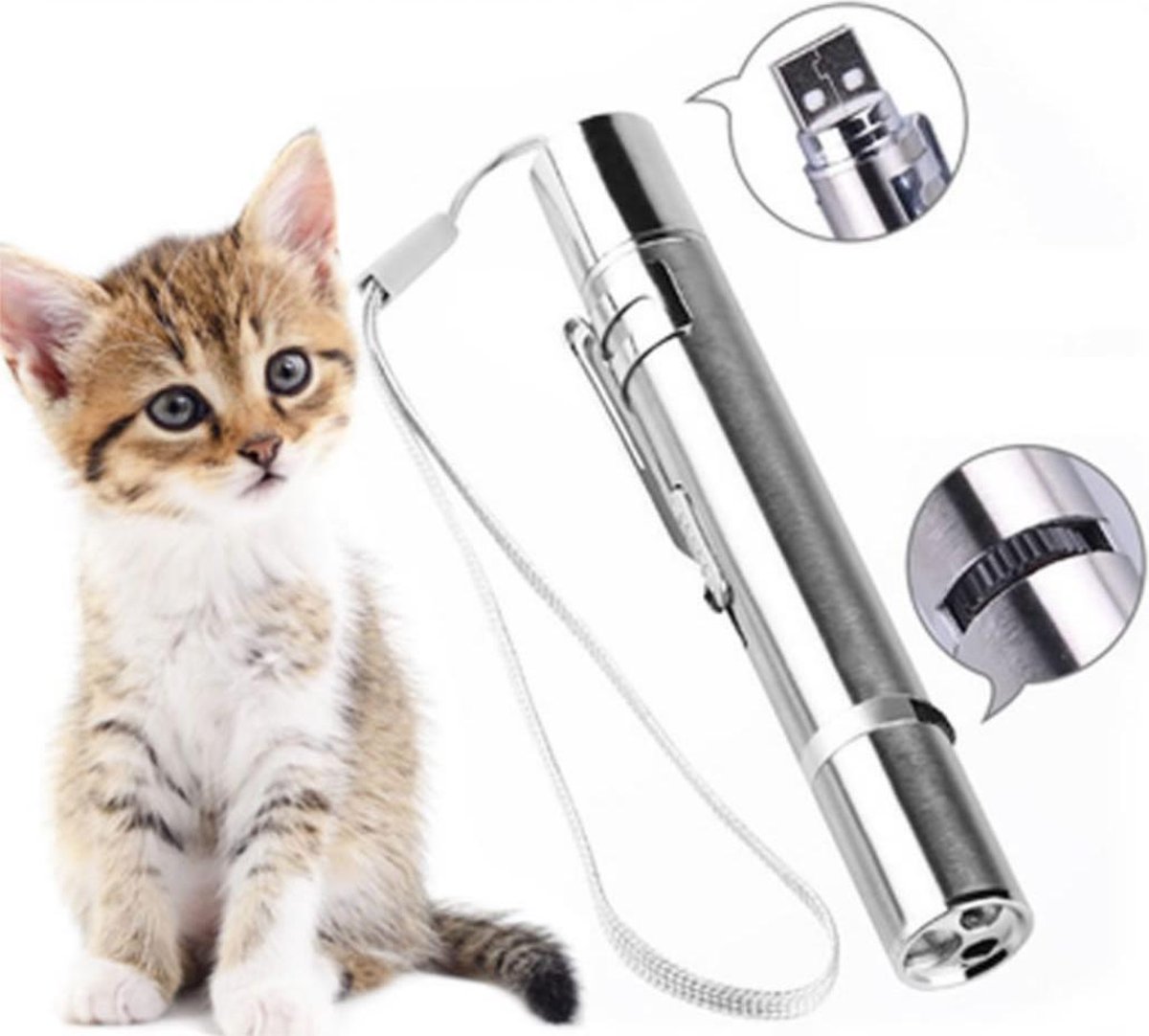 Goodies and Living Groothandel USB Laserpen voor Katten thumbnail 5