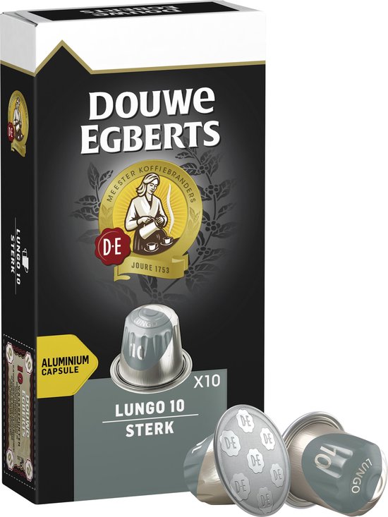 Douwe Egberts Lungo Sterk Koffiecups - 10 x 10 cups - 100 koffiecups - Douwe Egberts