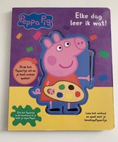 Peppa Pig - Elke dag leer ik wat! - druk Peppa uit, zet het in de standaard en speel ermee terwijl je het verhaal leest -