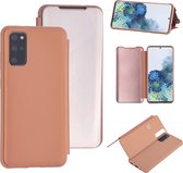 Rose Gold hoesje Samsung Galaxy S20 Plus - Book Case